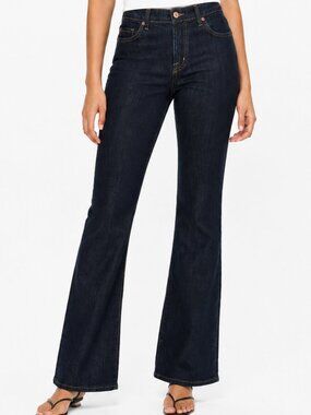 David Kahn Dark Wash Bootcut Jeans Women’s Size 8 Classic Stretch Denim